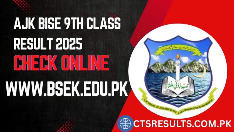 Ajk Bise 9th Class Result 2025 Date Announce Check Here