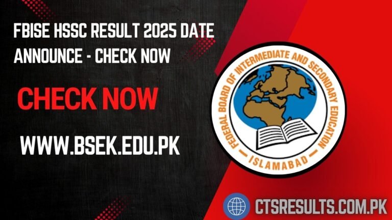 FBISE HSSC Result 2025 Date Announce – Check Now